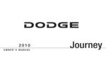 2010 dodge journey owner manual