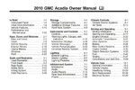 2010 gmc acadia owner manual