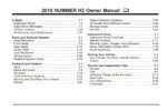 2010 hummer h2 owner manual