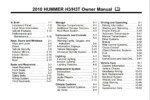 2010 hummer h3 h3t owner manual