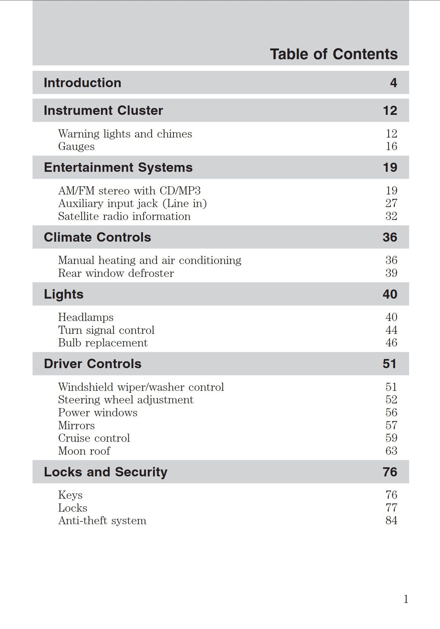 2010 mazda tribute owner's manual