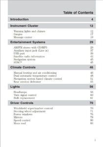 2010 mercury milan owner manual