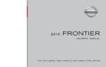 2010 nissan frontier owner's manual