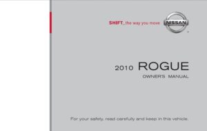 2010 nissan rogue owner's manual