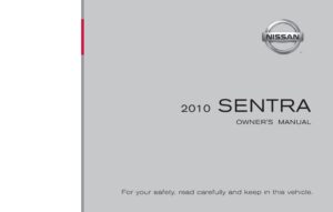 2010 nissan sentra owner's manual