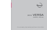 2010 nissan versa owner's manual