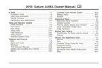 2010 saturn aura owner manual