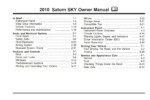 2010 saturn sky owner manual