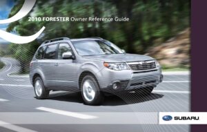 2010 subaru forester owner's manual