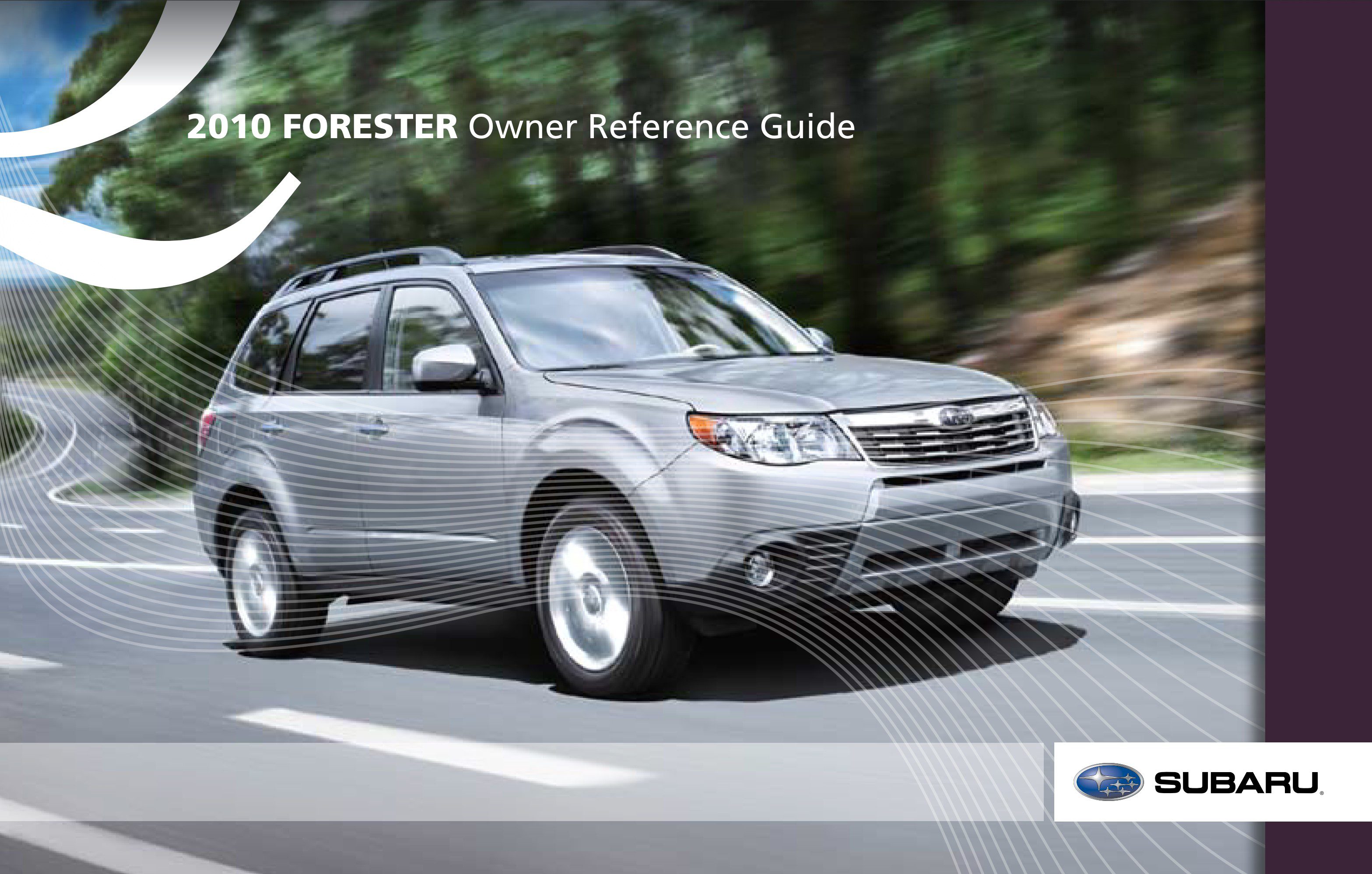 2010 subaru forester owner's manual