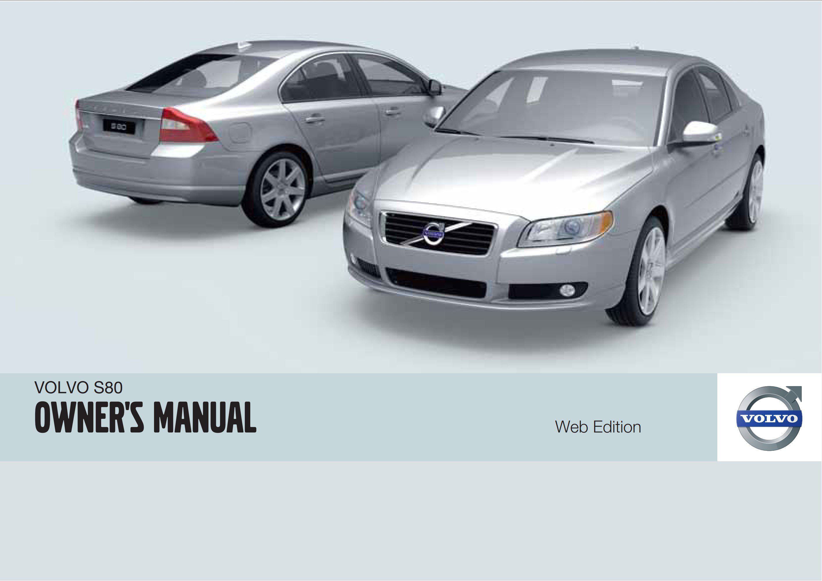 2010 volvo s80 owner's manual