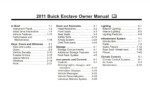 2011 buick enclave owner's manual