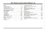 2011 buick lucerne owner's manual