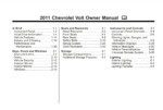 2011 chevrolet volt owner's manual