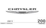 2011 chrysler 200 convertible owner manual