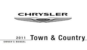 2011 chrysler town & country owner manual