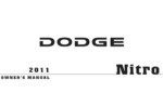 2011 dodge nitro owner manual