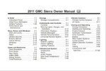 2011 gmc sierra owner's manual