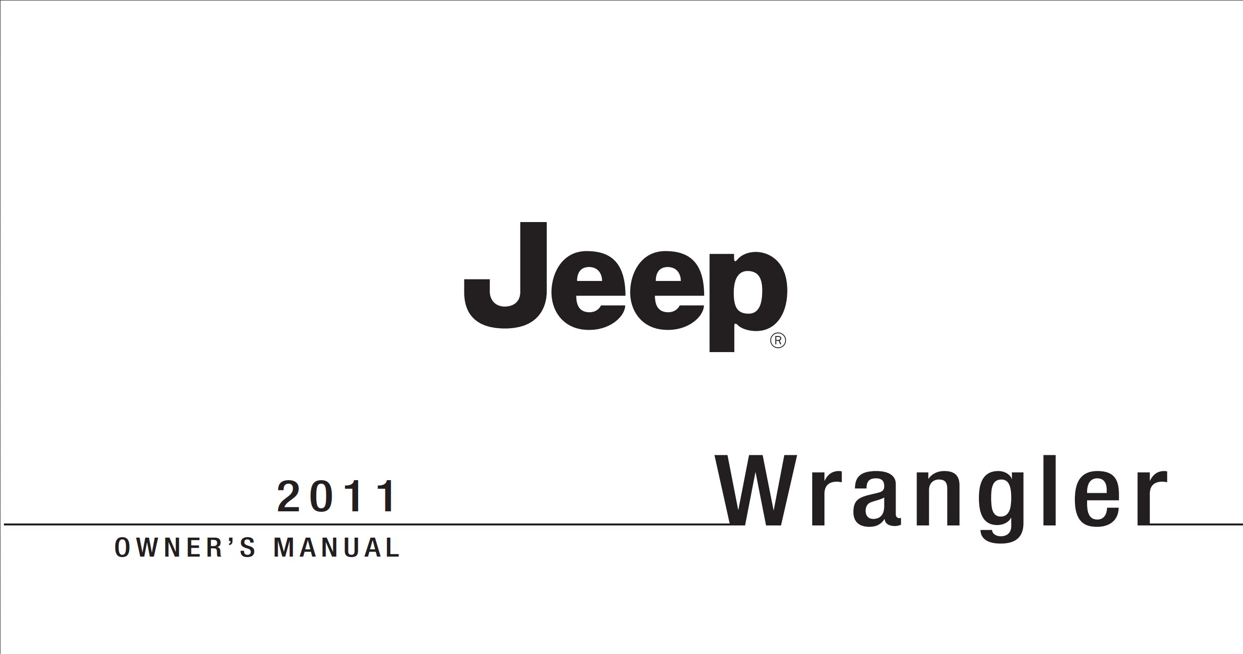 2011 jeep wrangler unlimited owner's manual