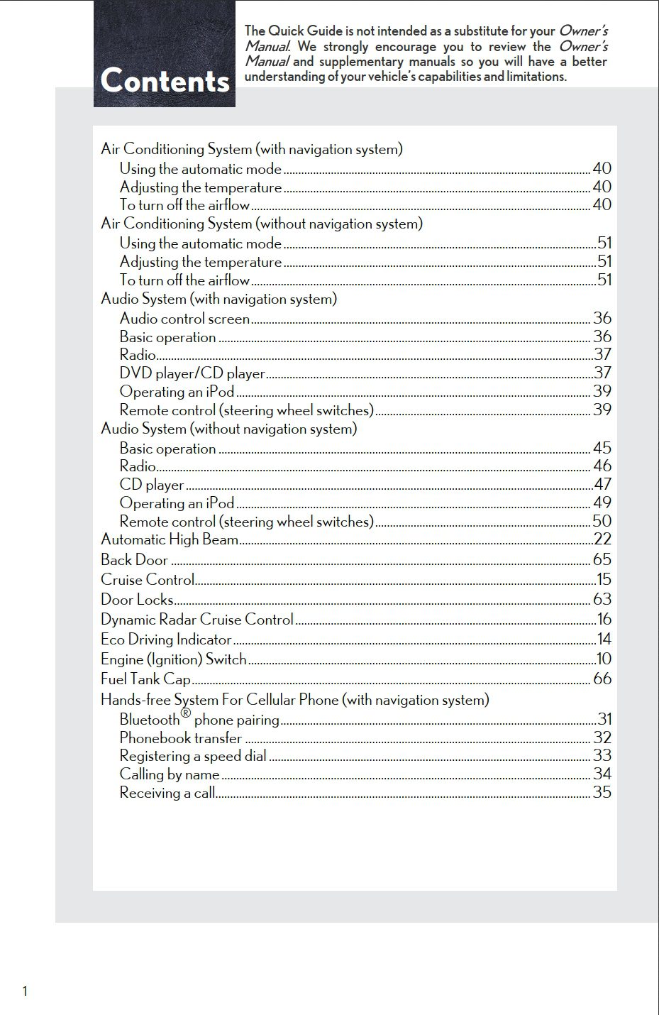 2011 lexus rx350 owner's manual