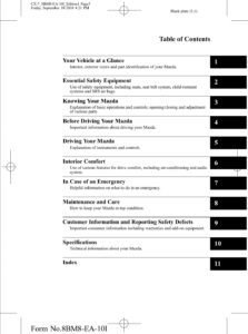 2011 mazda cx7 owner's manual