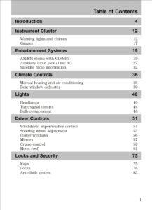 2011 mazda tribute owner's manual