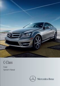 2011 mercedes benz c class coupe owner's manual