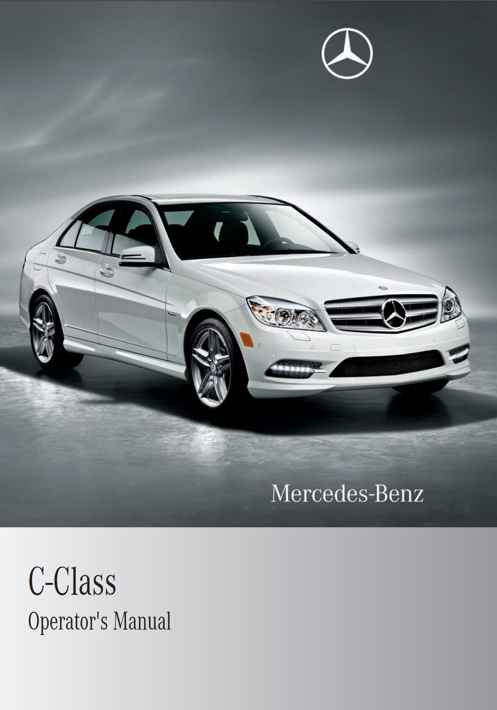 2011 mercedes benz c class owner's manual