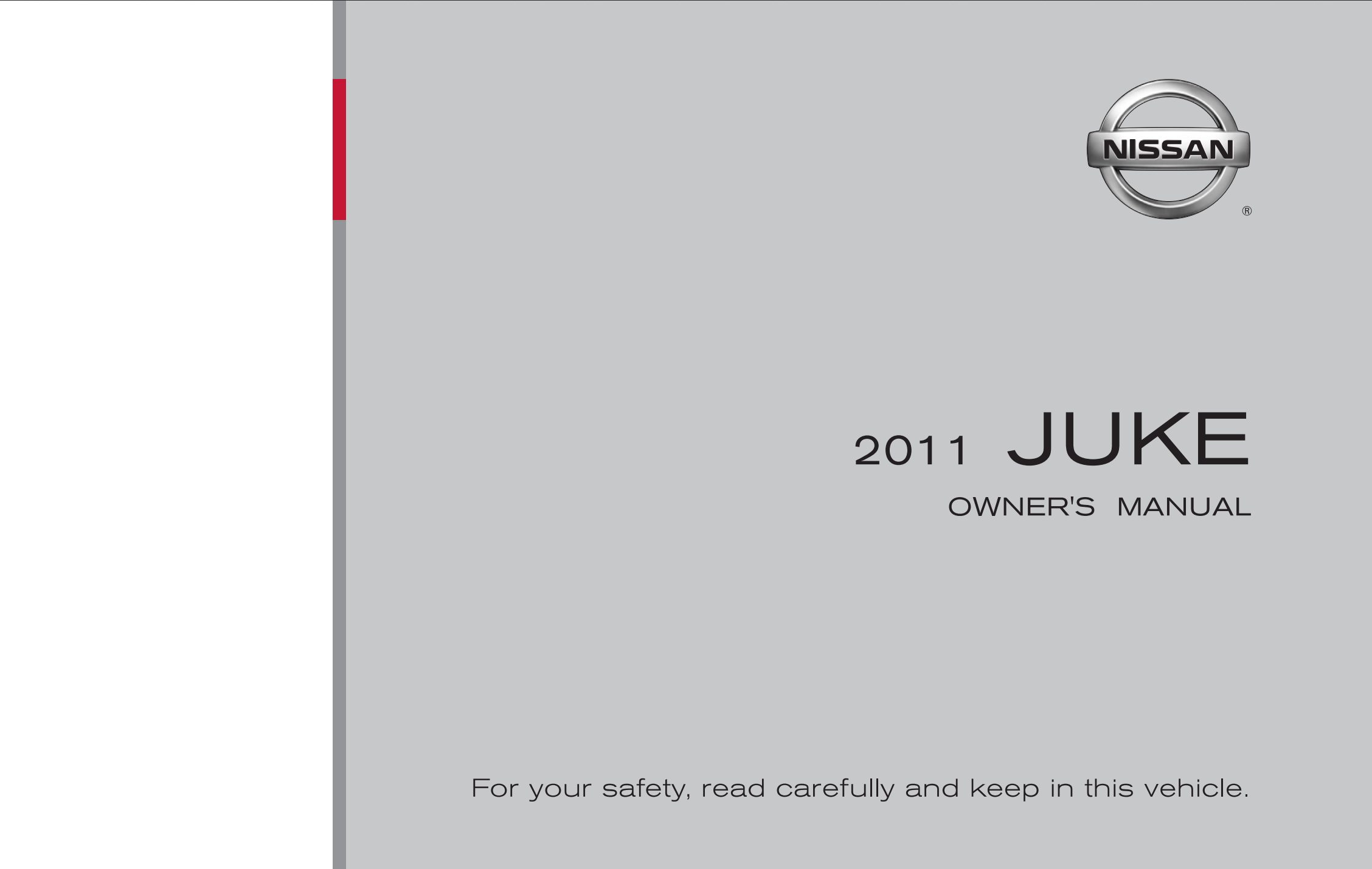 2011 nissan juke owner's manual