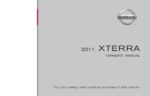 2011 nissan xterra owner's manual