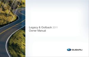 2011 subaru outback owner's manual