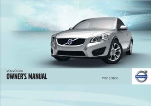 2011 volvo c30 owner's manual