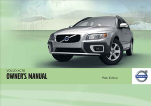 2011 volvo xc70 owner's manual