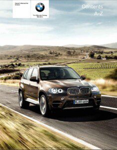 2012 bmw x5 owner's manual