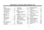 2012 buick lacrosse owner's manual