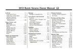 2012 buick verano owner's manual