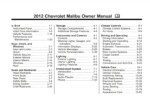 2012 chevrolet malibu owner's manual