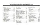 2012 chevrolet volt owner's manual