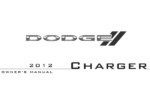 2012 dodge charger owner manual