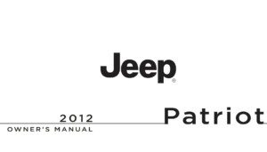 2012 jeep patriot owner manual