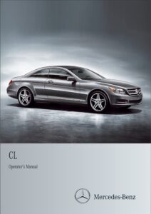 2012 mercedes benz cl class owner's manual