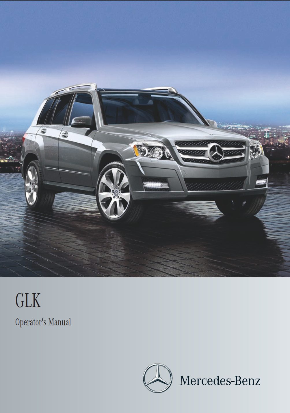 2012 mercedes benz glk class owner's manual