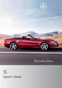 2012 mercedes benz sl class owner's manual