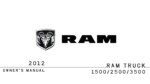 2012 ram truck 1500 2500 3500 owner manual