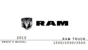 2012 ram truck 1500 2500 3500 owner manual