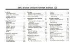 2013 buick enclave owner's manual