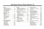 2013 buick encore owner's manual