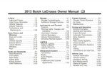 2013 buick lacrosse owner's manual