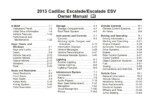 2013 cadillac escalade owner's manual