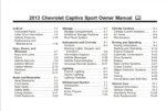 2013 chevrolet captiva sport owner's manual